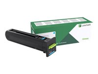 Lexmark - À rendement extrêmement élevé - cyan - original - cartouche de toner LCCP, LRP - pour Lexmark CX825de, CX825dte, CX825dtfe, CX860de, CX860dte, CX860dtfe 82K2XC0