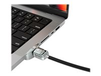 Compulocks Ledge Lock Adapter for MacBook Pro 14" M1, M2 & M3 - Adaptateur à fente de verrouillage pour la sécurité - avec serrure à clé - pour Apple MacBook Pro 14.2 in (M1, M2, M3) MBPR14LDG01KL
