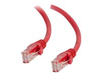 C2G - Cordon de raccordement - RJ-45 (M) pour RJ-45 (M) - 1.5 m - UTP - CAT 6 - démarré, sans crochet - rouge 82473