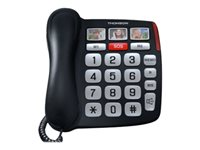 Thomson Serea Safy - Téléphone filaire - noir TH-520FBLK