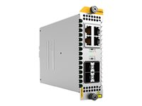 Allied Telesis AT-XEM2-8XSTM - Module d'extension - 1/2.5/5/10GBase-T x 4 + Gigabit Ethernet / 10 Gigabit SFP+ x 4 - avec 1 an d'assistance Net Cover AT-XEM2-8XSTM-B01