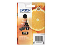 Epson 33XL - 12.2 ml - XL - noir - original - emballage coque avec alarme radioélectrique/ acoustique - cartouche d'encre - pour Expression Home XP-635, 830; Expression Premium XP-530, 540, 630, 635, 640, 645, 830, 900 C13T33514022