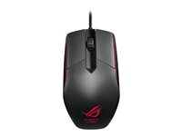 ASUS ROG Sica - Souris - droitiers et gauchers - optique - 3 boutons - filaire - USB - gris acier - pour 15; ROG Strix G15; ROG Zephyrus G14; TUF Gaming F15; F17; FX505; TUF505; ZenBook 13; 14 90MP00B1-B0UA00