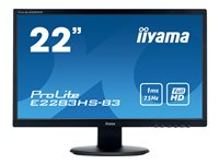 Iiyama ProLite E2283HS-B3 - écran LED - Full HD (1080p) - 22" E2283HS-B3