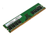 Lenovo - DDR4 - module - 8 Go - DIMM 288 broches - 2400 MHz / PC4-19200 - 1.2 V - mémoire sans tampon - non ECC - pour ThinkCentre M710; M715; M910; ThinkStation P310; P320; V520-15; V520S-08 4X70M60572