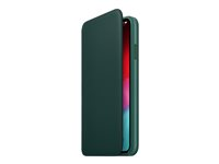 Apple Folio - Protection à rabat pour téléphone portable - cuir - vert forêt - pour iPhone XS Max MRX42ZM/A