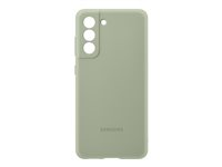Samsung EF-PG990 - Coque de protection pour téléphone portable - silicone doux au toucher - vert olive - pour Galaxy S21 FE 5G EF-PG990TMEGWW