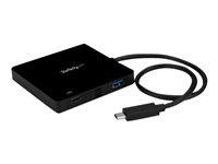 StarTech.com Hub USB C - 3 ports - USB 3.0 - Power Delivery - USB-C vers 3x USB-A - Concentrateur USB Type-C - Concentrateur (hub) - 3 x SuperSpeed USB 3.0 - de bureau HB30C3APD