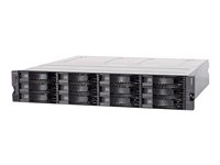 Lenovo Storage V3700 V2 LFF Control Enclosure - Baie de disques - 12 Baies (SAS-3) - iSCSI (1 GbE) (externe) - rack-montable - 2U - TopSeller 6535EC1