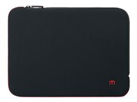 Mobilis Skin - Housse d'ordinateur portable - 10" - 12.5" - noir, rouge sang 049001