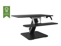 Vision VSS-2 Sit-Stand Desk Riser - S - pied pour écran LCD/clavier/souris/tablette - aluminium, acier - noir/gris foncé - support pour ordinateur de bureau VSS-2S