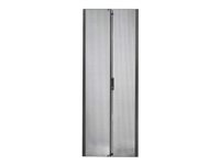 APC NetShelter SX Perforated Split Doors - Porte de rack - noir - 45U - pour P/N: NBPD0160A, NBWL0355A, NBWL0356A, SMX3000HV-BR, SRT1000RMXLI, SRT1500RMXLA-NC AR7155