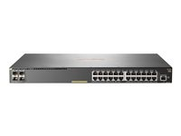 HPE Aruba 2930F 24G PoE+ 4SFP+ TAA - Commutateur - C3 - Géré - 24 x 10/100/1000 (PoE+) + 4 x 1 gigabit/10 gigabit SFP+ (liaison montante) - Montable sur rack - PoE+ (370 W) - Conformité TAA JL263A