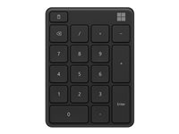 Microsoft Number Pad - Pavé numérique - sans fil - Bluetooth 5.0 - noir mat 23O-00013
