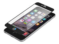 ZAGG InvisibleShield Glass Contour - Protection d'écran - noir - pour Apple iPhone 6 Plus, 6s Plus IPPPGS-BK0