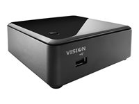 Vision Media Player - Lecteur de signalisation numérique - Intel Core i5 - RAM 4 Go - HDD 64 Go - Windows 7 Professional VMP-5I5RYK/4/64/7PFR