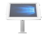 Compulocks Space Rise Surface Pro 7 / Galaxy TabPro S Counter Top Kiosk 8" White - Kit de montage (enceinte, support de poteau) - pour tablette - blanc - pour Microsoft Surface Pro (Mi-2017), Pro 3, Pro 4, Pro 6, Pro 7; Samsung Galaxy TabPro S TCDP01W912SGEW
