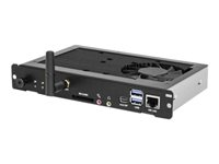 NEC Slot-In PC - Lecteur de signalisation numérique - 4 Go RAM - Intel Celeron - SSD - 64 Go - Windows 7 Embedded - noir 100014266