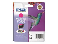 Epson T0803 - 7.4 ml - magenta - original - blister - cartouche d'encre - pour Stylus Photo P50, PX650, PX660, PX700, PX710, PX720, PX730, PX800, PX810, PX820, PX830 C13T08034011