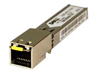 Dell - Module transmetteur SFP (mini-GBIC) - 1GbE - 1000Base-T - RJ-45 - pour Force10; Networking C7008; PowerConnect 70XX, 81XX; PowerEdge VRTX; PowerSwitch N1524 407-10439