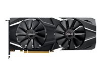 ASUS DUAL-RTX2070-O8G - OC Edition - carte graphique - GF RTX 2070 - 8 Go GDDR6 - PCIe 3.0 x16 - HDMI, 3 x DisplayPort, USB-C 90YV0C82-M0NA00