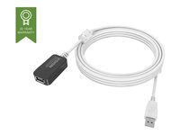 Vision Techconnect - Rallonge de câble USB - USB (F) pour USB (M) - USB 2.0 - 3 m - actif - blanc TC 3MUSBEXT+