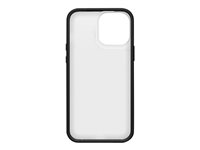 LifeProof SEE - Coque de protection pour téléphone portable - 50 % de plastique recyclé - cristal noir - pour Apple iPhone 13 Pro Max 77-85707