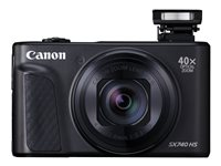 Canon PowerShot SX740 HS - Appareil photo numérique - compact - 20.3 MP - 4K / 30 pi/s - 40x zoom optique - Wi-Fi, Bluetooth - noir 2955C002