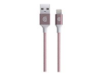 Griffin Premium - Câble Lightning - USB mâle pour Lightning mâle - 1.5 m - rose gold - pour Apple iPad/iPhone/iPod (Lightning) GC43433