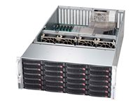 Supermicro SC846 XA-R1K23B - Rack-montable - 4U - ATX étendu - SATA/SAS - hot-swap 1200 Watt - noir CSE-846XA-R1K23B