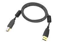Vision Professional Premium Braided - Câble USB - USB (M) pour USB type B (M) - USB 2.0 - 1 m - braided TC 1MUSB/HQ