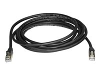 StarTech.com 3m CAT6A Ethernet Cable, 10 Gigabit Shielded Snagless RJ45 100W PoE Patch Cord, CAT 6A 10GbE STP Network Cable w/Strain Relief, Black, Fluke Tested/UL Certified Wiring/TIA - Category 6A - 26AWG (6ASPAT3MBK) - Cordon de raccordement - RJ-45 (M) pour RJ-45 (M) - 3 m - STP - CAT 6a - sans crochet - noir 6ASPAT3MBK
