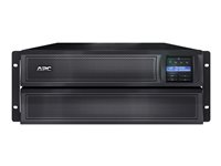 APC Smart-UPS X 3000 Rack/Tower LCD - Onduleur ( montable sur rack / externe ) - CA 230 V - 2700 Watt - 3000 VA - RS-232, USB - connecteurs de sortie : 10 - 4U - noir SMX3000HV