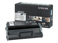 Lexmark - Noir - original - cartouche de toner LRP - pour Lexmark E321, E321t, E323, E323n, E323t, E323tn 12A7400