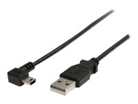 StarTech.com Câble USB 2.0 A vers Mini B coudé à angle droit de 91 cm - Cordon USB A vers Mini B - M/M - Câble USB - USB (M) pour mini USB type B (M) - 91 cm - connecteur à angle droit - noir - pour P/N: ST7C51224, ST7C51224EU, ST7CU35122, SV565HDIP USB2HABM3RA