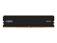 Crucial Pro - DDR5 - module - 48 Go - DIMM 288 broches faible encombrement - 5600 MHz / PC5-44800 - CL46 - 1.1 V - mémoire sans tampon - on-die ECC - noir mat CP48G56C46U5