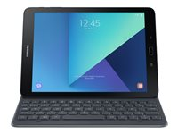 Samsung Keyboard Cover EJ-FT820 - Clavier et étui - POGO pin - AZERTY - Français - gris - pour Galaxy Tab S3 (9.7 ") EJ-FT820BSEGFR