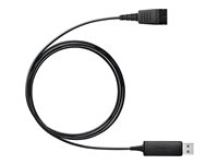 Jabra LINK 230 - Prise de casque micro - USB mâle pour Déconnexion rapide 230-09