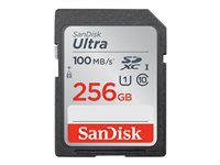 SanDisk Ultra - Carte mémoire flash - 256 Go - UHS-I U1 / Class10 - SDXC UHS-I SDSDUNR-256G-GN6IN