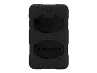 Griffin Survivor All-Terrain - Boîtier de protection pour tablette - silicone, polycarbonate, PET - noir - 10.1" - pour Samsung Galaxy Tab A (2016) (10.1 ") GB43284