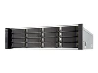 QNAP ES1640DC - V2 - serveur NAS - 16 Baies - rack-montable - SAS 12Gb/s - RAID RAID 0, 1, 5, 6, 10, JBOD, disque de réserve 5, 6 disques de secours, disque de réserve 10, disque de réserve 1 - RAM 32 Go - 10 Gigabit Ethernet - iSCSI support - 3U ES1640DC-V2-E5-96G