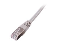 Uniformatic - Cordon de raccordement - RJ-45 (M) pour RJ-45 (M) - 15 m - SFTP - CAT 6a - moulé, bloqué - gris 23935