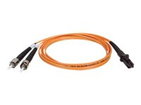 Tripp Lite 1M Duplex Multimode 62.5/125 Fiber Optic Patch Cable MTRJ/ST 3' 3ft 1 Meter - Cordon de raccordement - ST multi-mode (M) pour MT-RJ multi-mode (M) - 0.9 m - fibre optique - duplex - 62,5 / 125 microns - orange N308-003