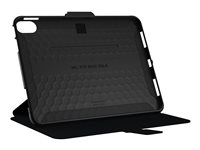 UAG Rugged Case for iPad 10.9 (10th Gen, 2022) - Scout Folio Black - Protection d'écran pour tablette - polyuréthanne thermoplastique (TPU) - noir - 10.9" - pour Apple 10.9-inch iPad (10ème génération) 12339I114040