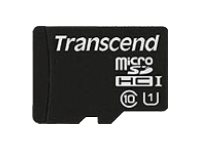Transcend microSDHC Class 10 UHS-I (Premium) - Carte mémoire flash - 8 Go - UHS Class 1 / Class10 - microSDHC UHS-I TS8GUSDCU1