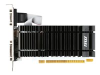 MSI N730K-2GD3H/LP - Carte graphique - GF GT 730 - 2 Go DDR3 - PCIe 2.0 x16 profil bas - DVI, D-Sub, HDMI N730K-2GD3H/LP