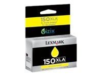 Lexmark Cartridge No. 150XLA - À rendement élevé - jaune - originale - cartouche d'encre LCCP - pour Lexmark Pro715, Pro915, S315, S415, S515 14N1650