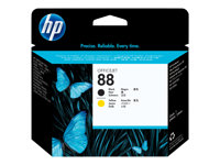 HP 88 - Noir, jaune - tête d'impression - pour Officejet Pro K5400, K550, K8600, L7480, L7550, L7555, L7590, L7650, L7681, L7710, L7750 C9381A