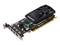 NVIDIA Quadro P620 - Carte graphique - Quadro P620 - 2 Go GDDR5 - PCIe 3.0 x16 - 4 x Mini DisplayPort - pour Workstation Z2 G4, Z2 G5, Z240, Z4 G4, Z6 G4, Z8 G4 3ME25AA