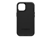 OtterBox Defender Series - Coque de protection pour téléphone portable - robuste - compatibilité avec MagSafe - polycarbonate, caoutchouc synthétique - noir - pour Apple iPhone 13, 14 77-88375